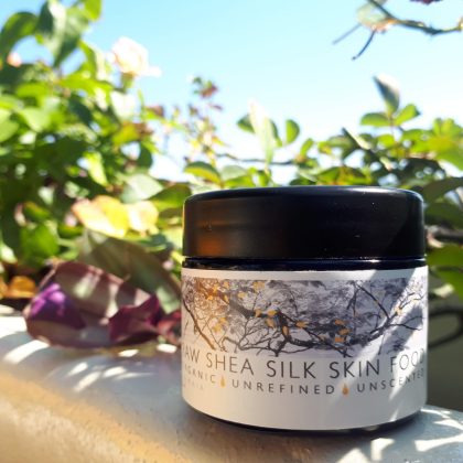 h by maia Raw shea silk skin food
